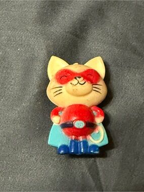 - Red Superhero Cat Toy Figure - Unbranded
